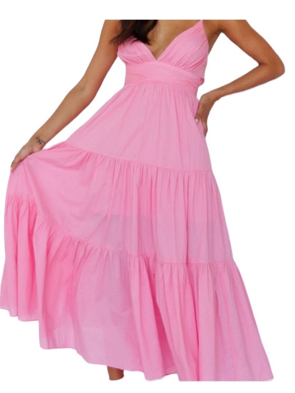 Hello Molly Midi Pink Dress